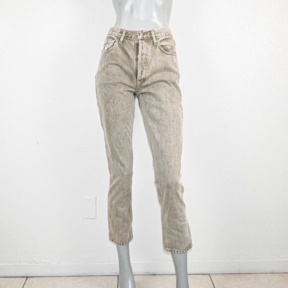 Citizens of Humanity Premium vintage size 25 Jolene Straight Leg Jeans in Buff - Picture 2 of 15